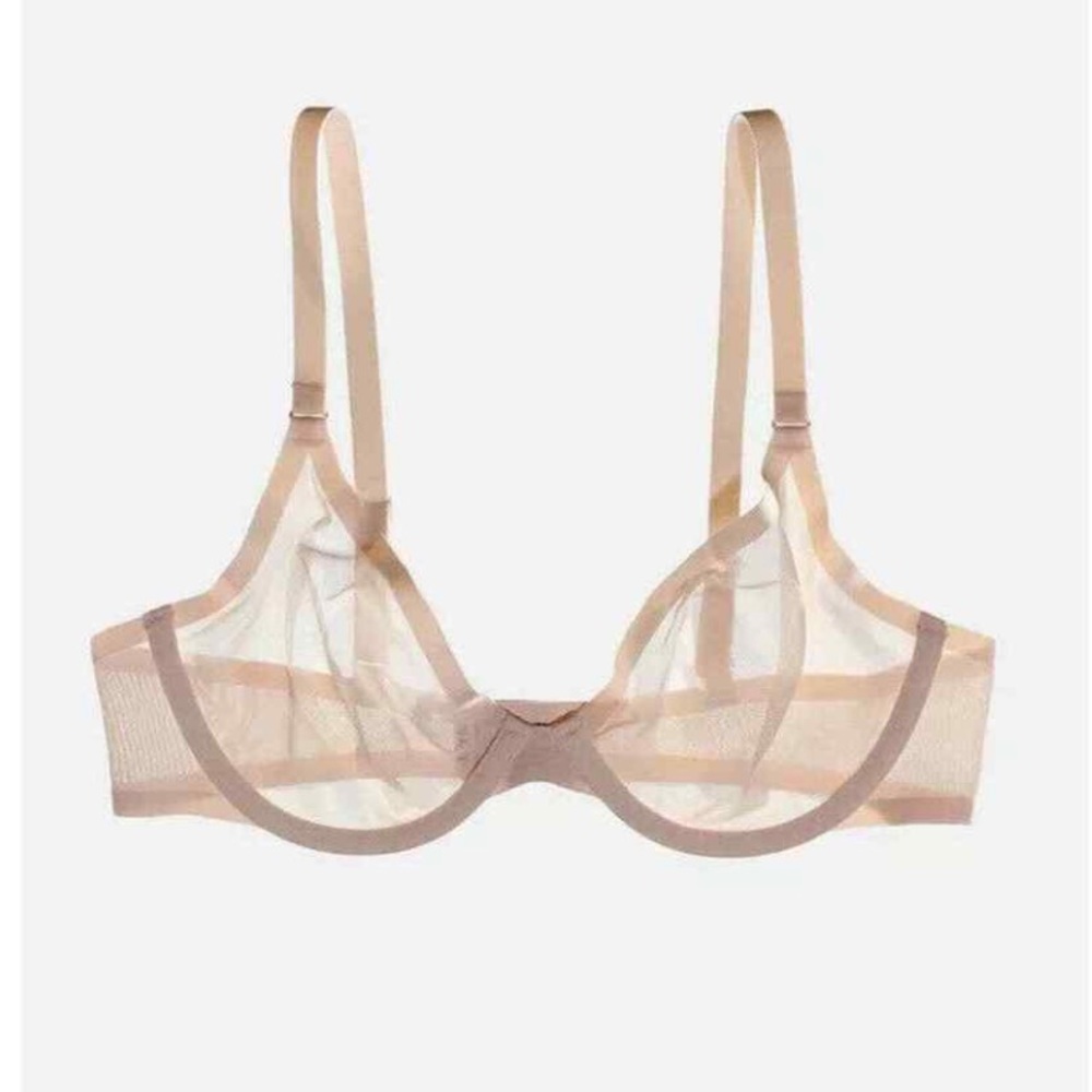 CUUP 36A The Plunge Bra in Blush
